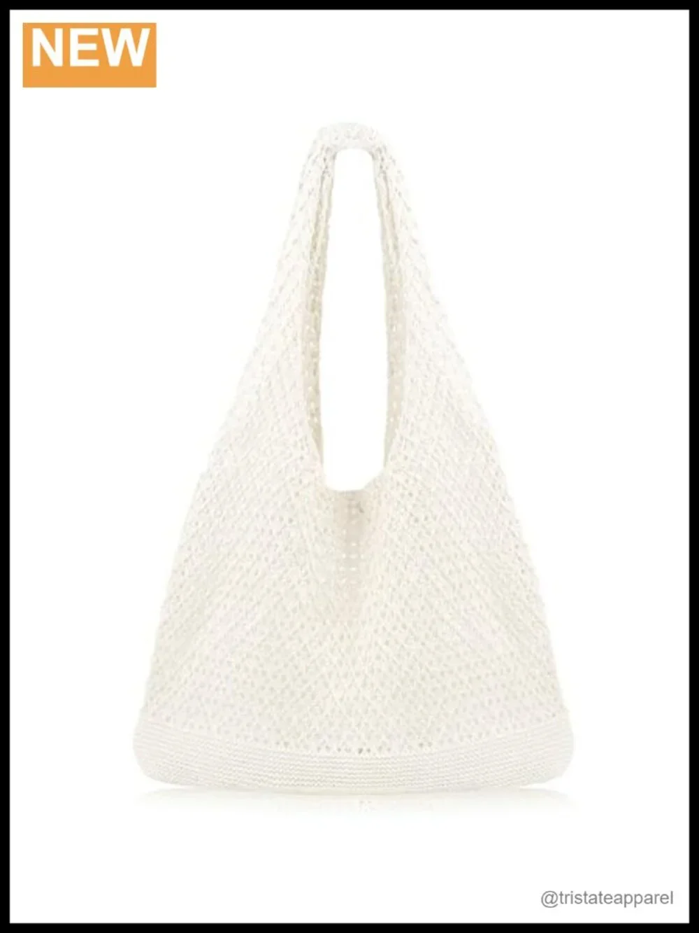 Crochet Beach Tote Bag Summer Mesh Tote Hippie Knit Bag